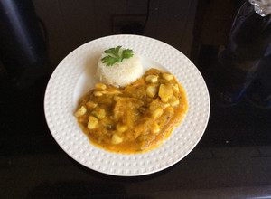 Una foto de Locro de Zapallo