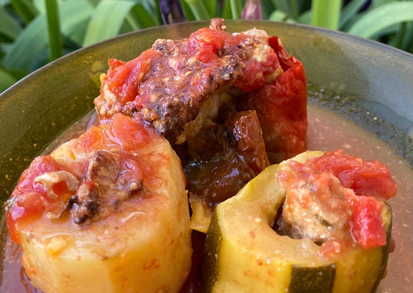 Légumes farcis 🫑🍅🥔🧅