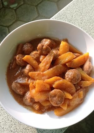 Foto resep Semur Bakso Kentang