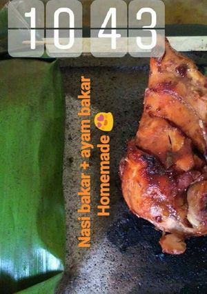Foto resep Nasi bakar + ayam bakar