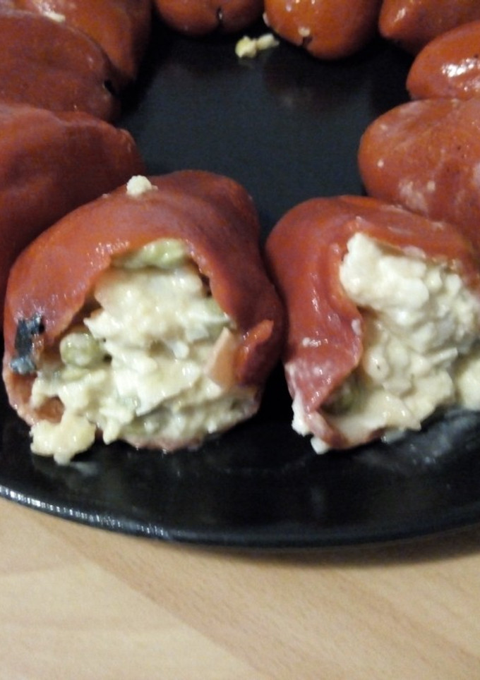Una foto de Pimientos rellenos