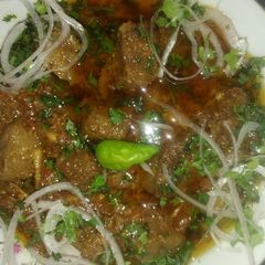 Beef chilli garlic khrahi A picture of Beef chilli garlic khrahi.