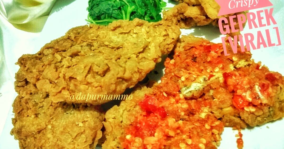 Resep Telor Geprek Crispy [viral] Oleh Nadya Putri Cookpad