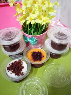 Foto resep Silky puding Coklat mangga