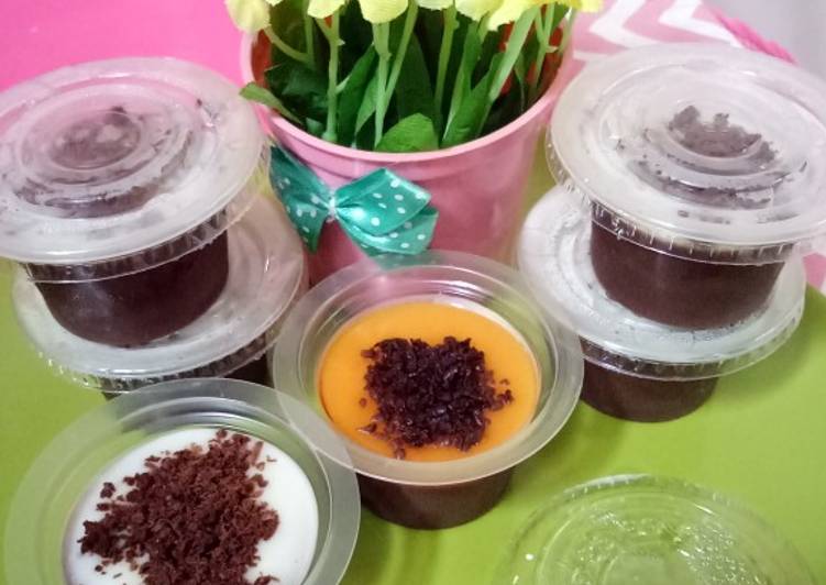 Silky puding Coklat mangga