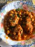 Patitas de cerdo con garbanzos