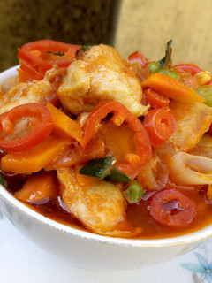 A picture of Chicken Veges Sauce.