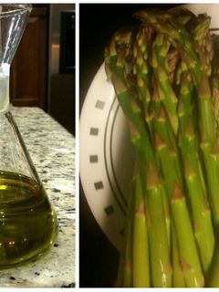A picture of Roasted Rosemary Asparagus.