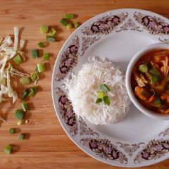Chicken Shashlik Curry with Rice🍛 A picture of Chicken Shashlik Curry with Rice🍛.