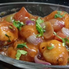 A picture of Baby Potato Manchurian.