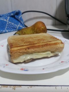 Una foto de Sándwich caliente champiñones