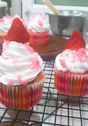 รูปของ Cupcake สตอเบอรี่🍓