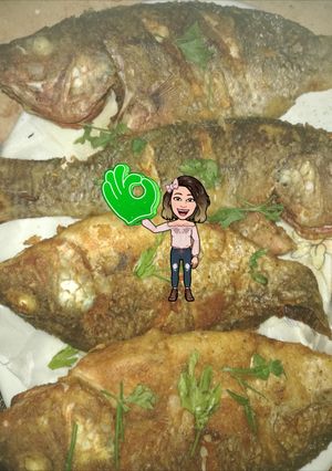 صورة لوصفة سمك بلطي مقلي👌😋
