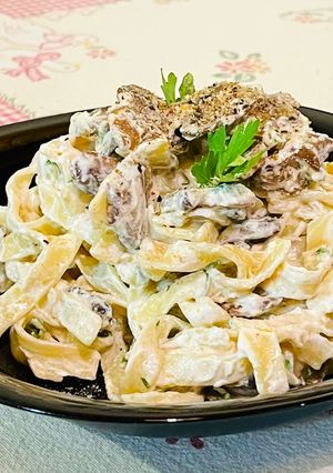 Foto di Tagliatelle con i funghi