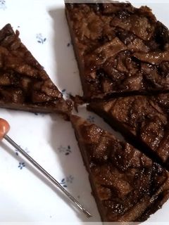 巧克力蘋果隱形蛋糕♥低熱量巧克力點心 的食譜成品照片