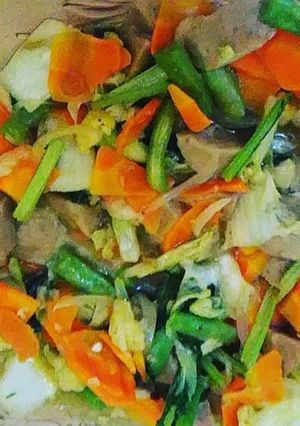Foto resep Sayur capcay bakso simpel