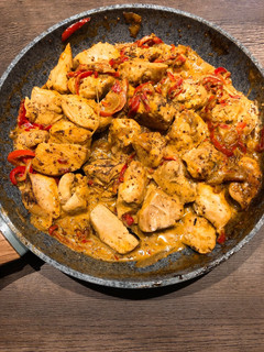 Una foto de Pollo a la mostaza