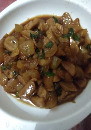 Foto resep Kikil dan pentol bumbu kecap