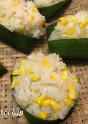 Hình của món Xôi bắp.