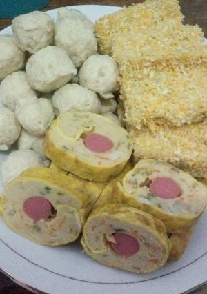 Foto resep Nugget rollade pentol ayam dalam 1 adonan