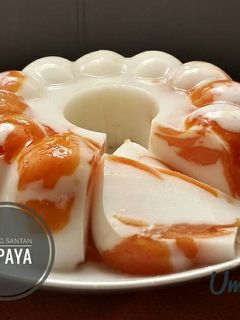 Foto resep Puding Santan Pepaya