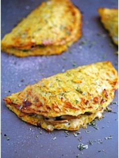 Una foto de Calzones ¡con masa de coliflor!