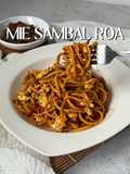 Mie Sambal Roa / spaghetti sambal roa