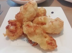 Una foto de Fritos de coliflor