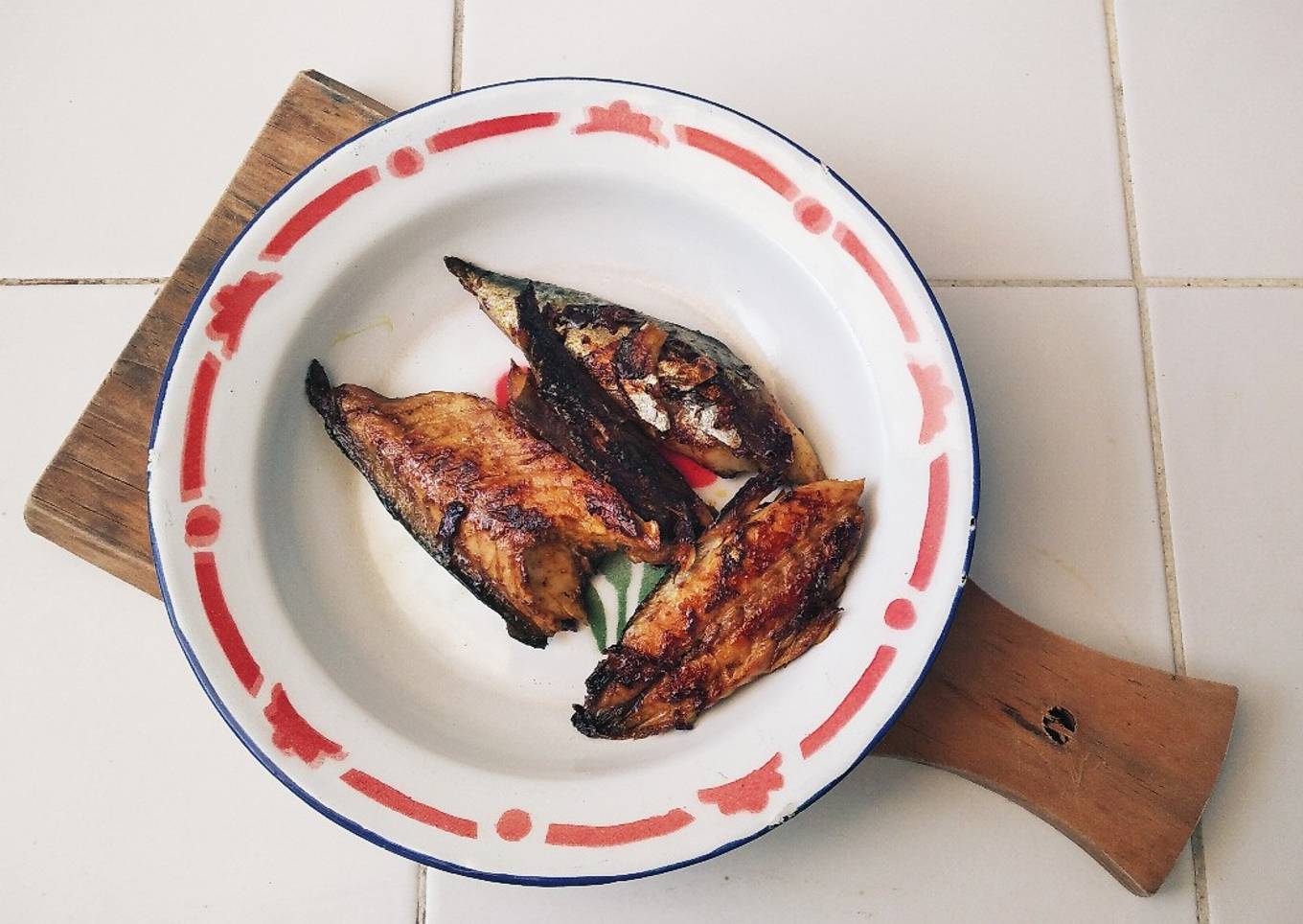 Ikan Salem panggang teflon