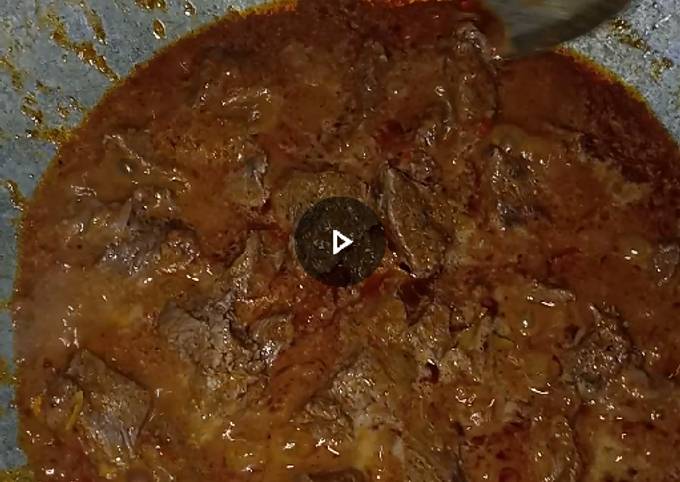 Standar Resep bikin Rendang Sapi Praktis Bumbu Indofood yang sedap