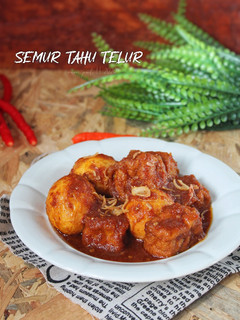 Foto resep Semur Tahu Telur