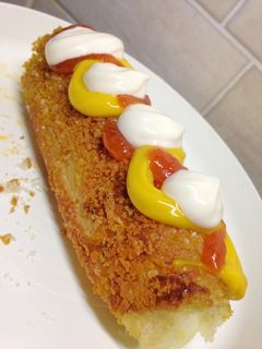 Foto resep Corndog Korean Hot Dog Roti Tawar No Adonan Simple No Repot