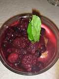 Salsa de frutos rojos