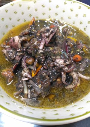 Foto resep Tumis cumi hitam