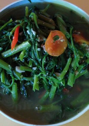 Foto resep Tumis kangkung kemiri
