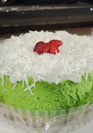 Foto resep Bolu Kukus Susu Pandan Keju