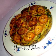 Plantain frittata A picture of Plantain frittata.