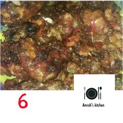 A picture of Peppered chicken.