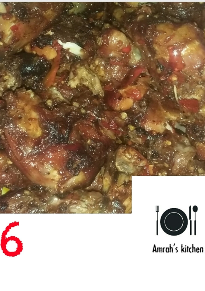 A picture of Peppered chicken.