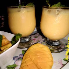 Mango lassi💕مینگو لسی 💕 A picture of Mango lassi💕مینگو لسی 💕.