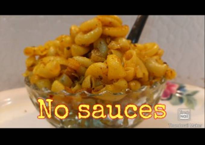 Steps to Make Speedy No sauce pasta recipe