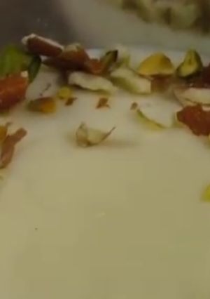 صورة لوصفة مهلبيه بالفستق على الطريقه التركيه 🤤😋❤