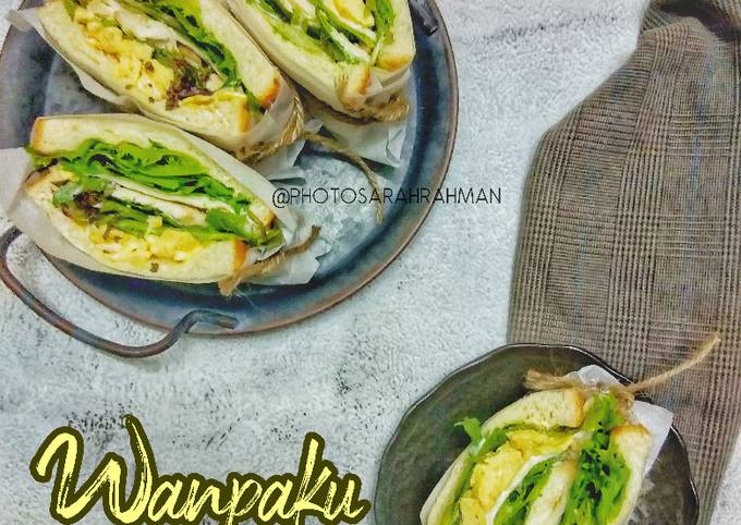 Wanpaku Ayam Grill Scrambled Eggs