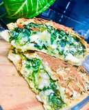 EMPANADA DE ESPINACA Y QUESOS 🥬🧀🍽🍷 EN HORNO ELÉCTRICO 👏😋🍽🥬🧀🍷🤗👏