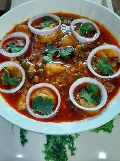 तीखा आलू छोलिया (Tikha Aloo Choliya recipe in Hindi) रेसिपी मुख्य फोटो