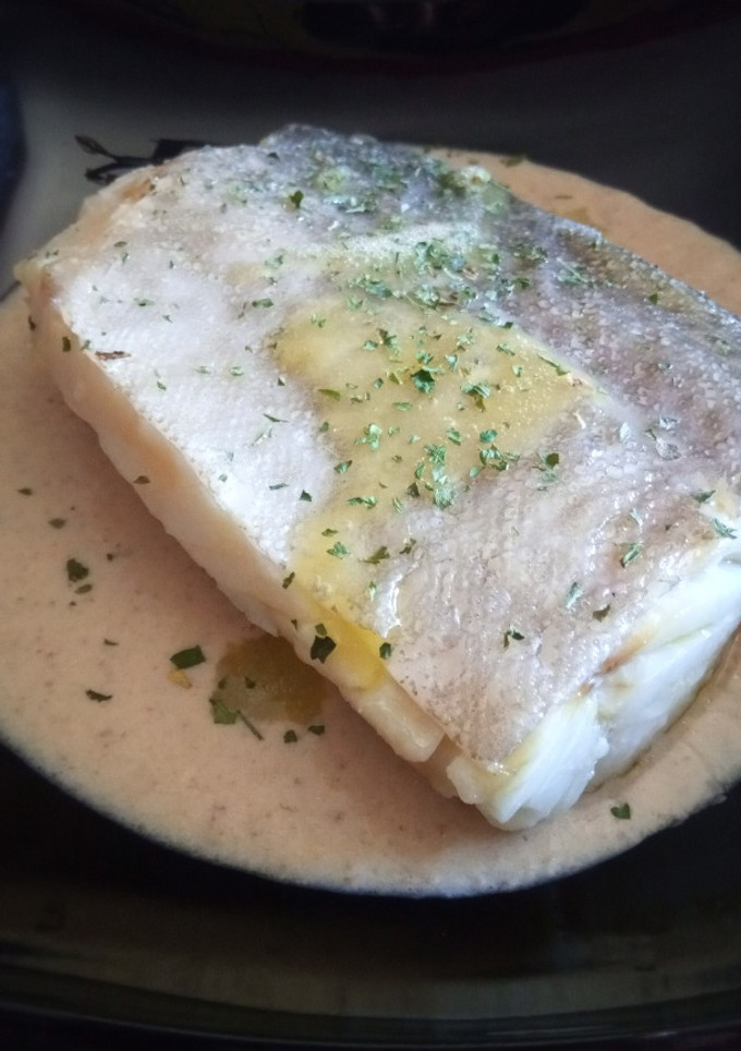 Una foto de Bacalao al Cava en su Pil Pil