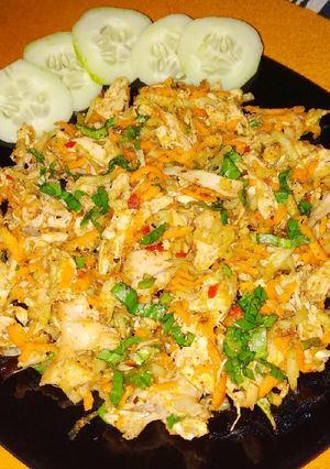 A picture of Healthy chicken salad.