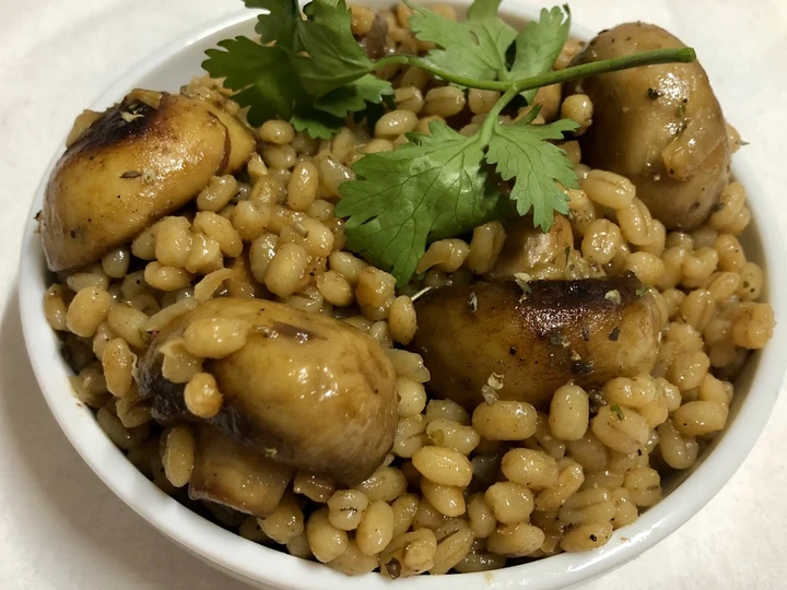 Recipe Barley mushroom Risotto the Can Spoil the Tongue Can spoil the tongue