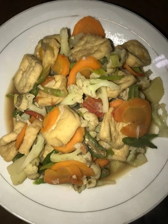 Cara Mudah Menyiapkan Resep Tumis Kembang kol tahu komplit 😙 Buat DIET tapi enak yang Uenak Anti Ribet, Mantap Sekali