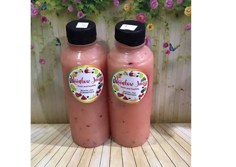 Bagaimana Membuat Diet Juice Lime Jicama Jackfruit Plum, Enak Banget